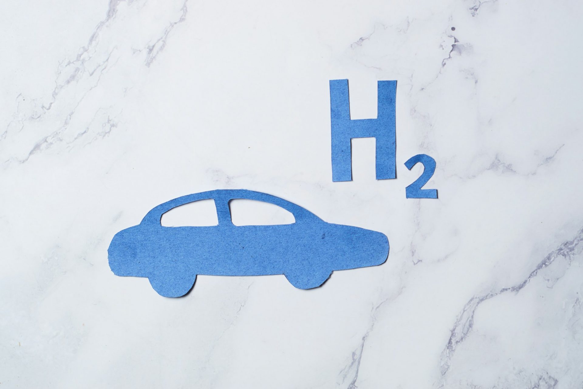 Concept of hydrogen production. H2 Fuel Modern Manufacturing. Industrial ecology zero emissions